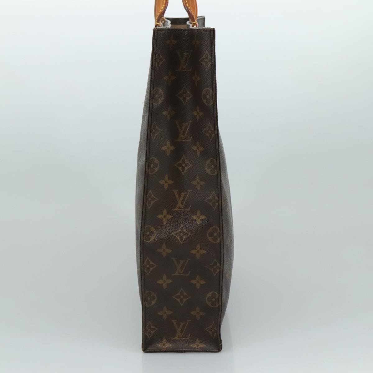 LOUIS VUITTON Monogram Sac Plat Hand Bag M51140 - 3