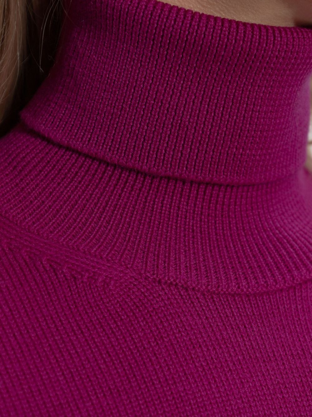 roll-neck wool jumper - 5