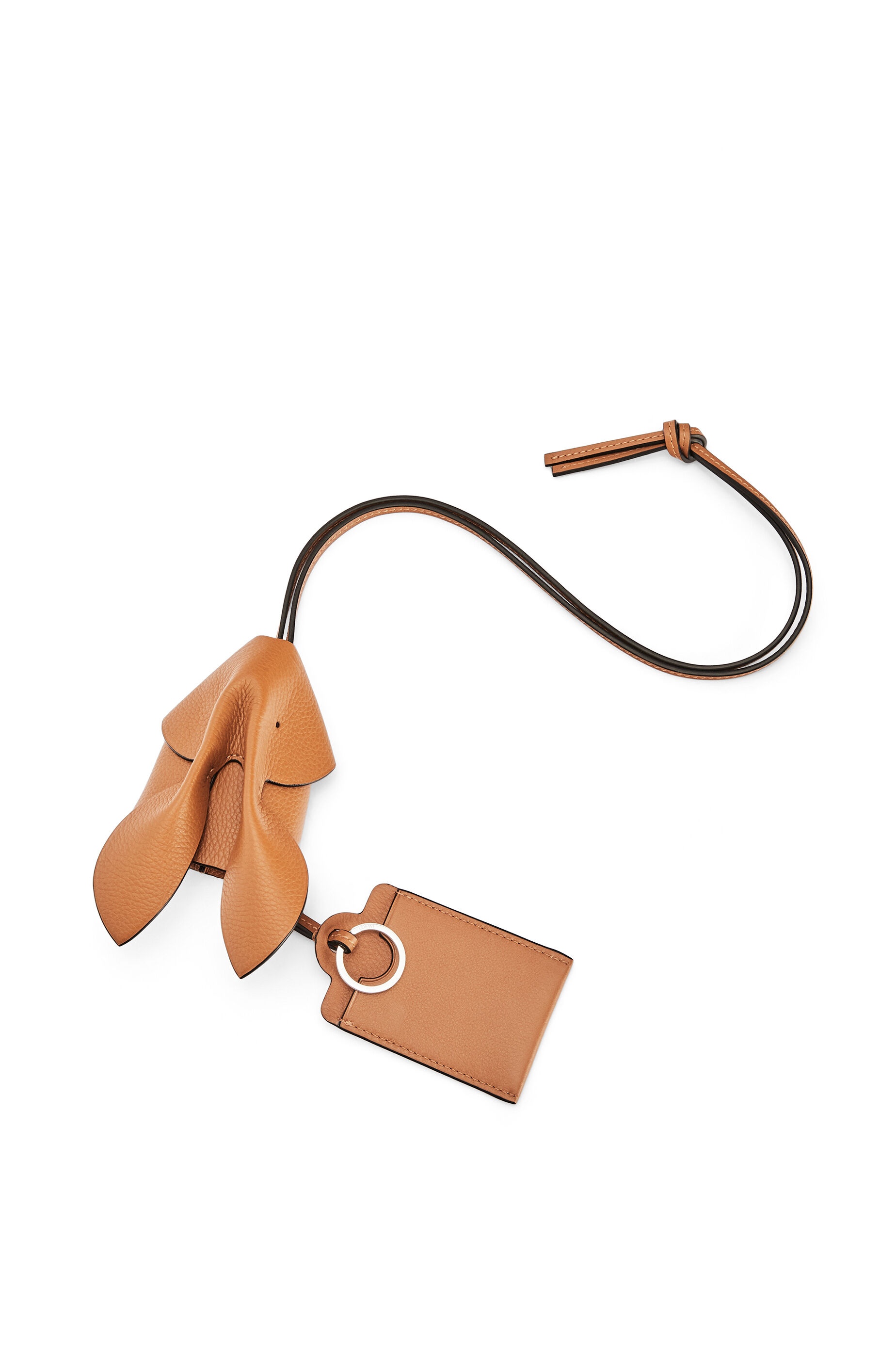 Bunny key cardholder in grained calfskin - 2