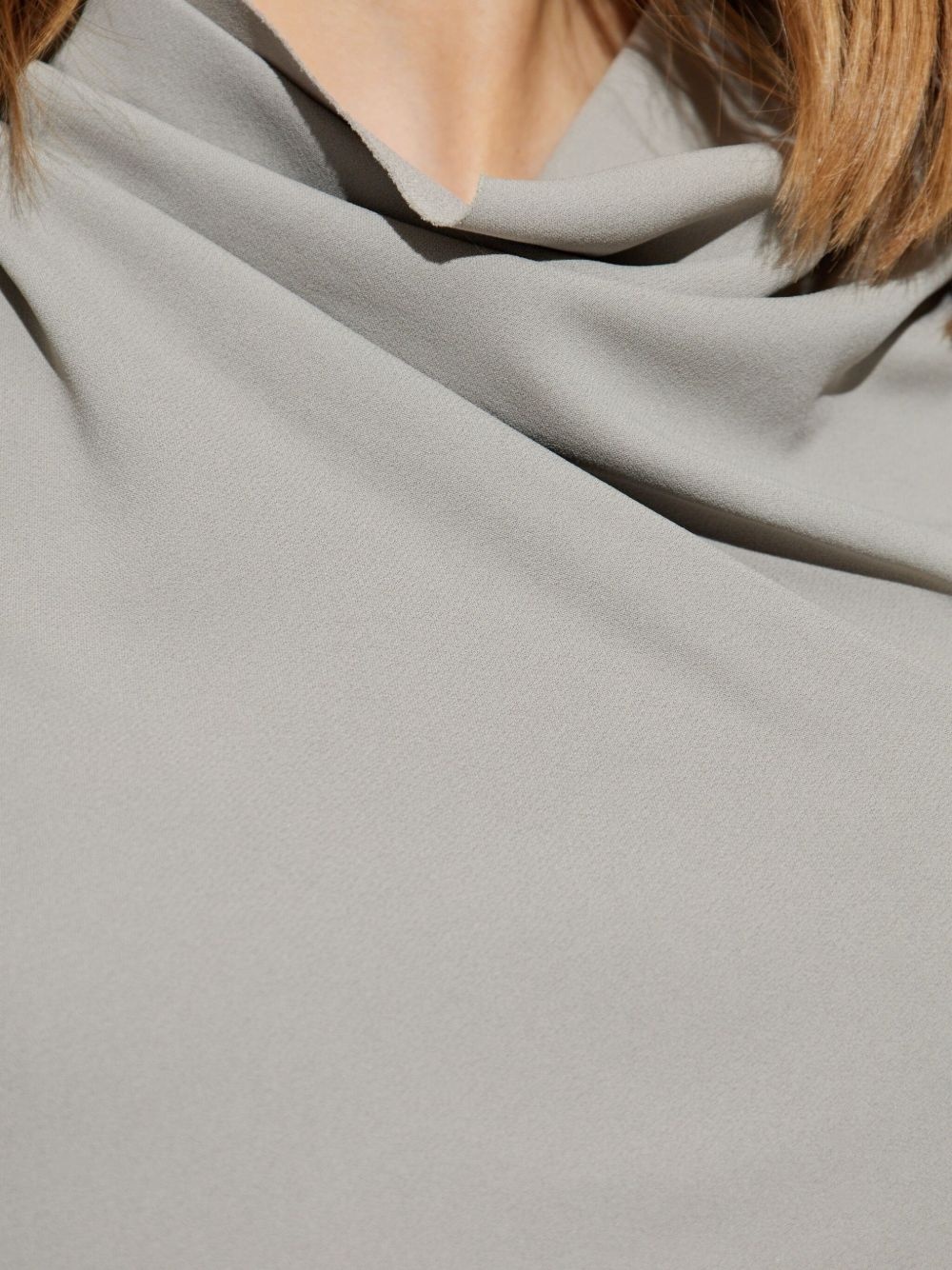 draped cowl-neck top - 5