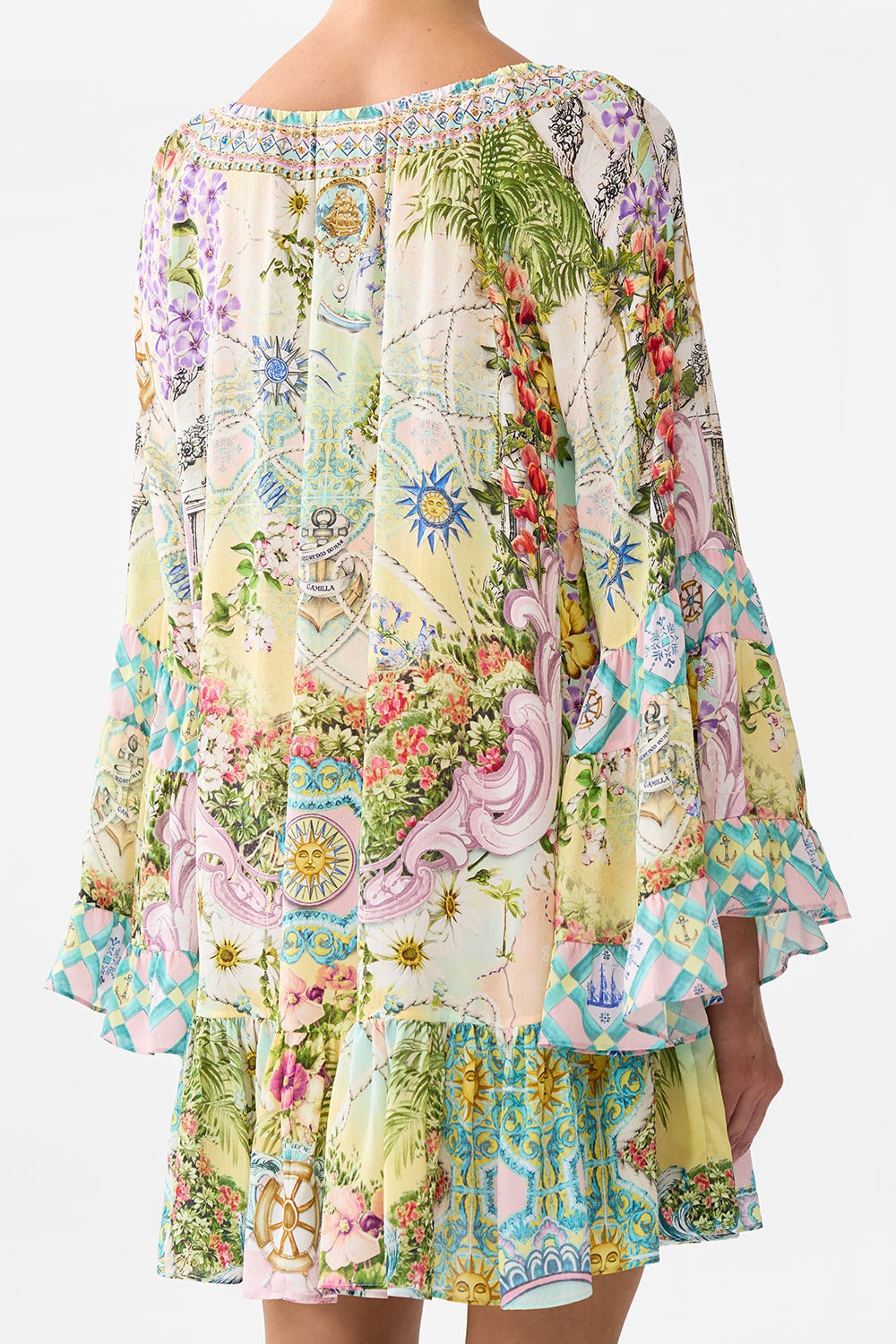 A LINE FRILL DRESS - 6