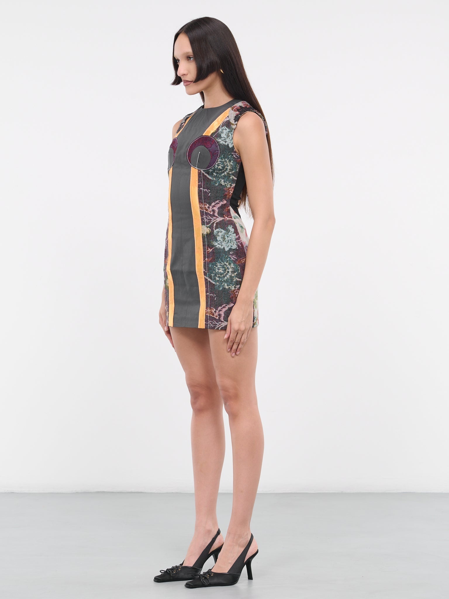 Regenerated Floral Tapestries Dress - 2