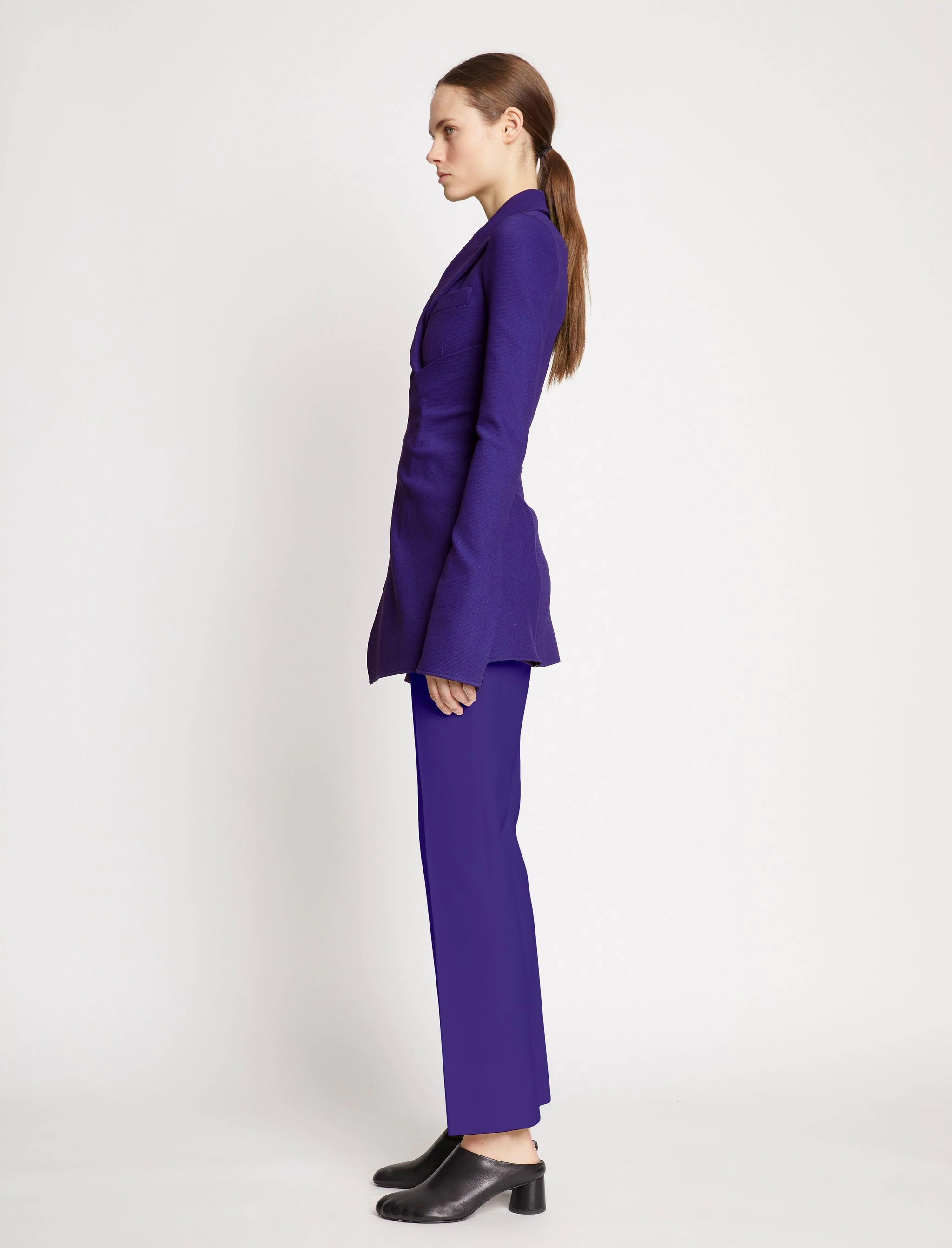 Bi-Stretch Crepe Cinched Jacket - 4