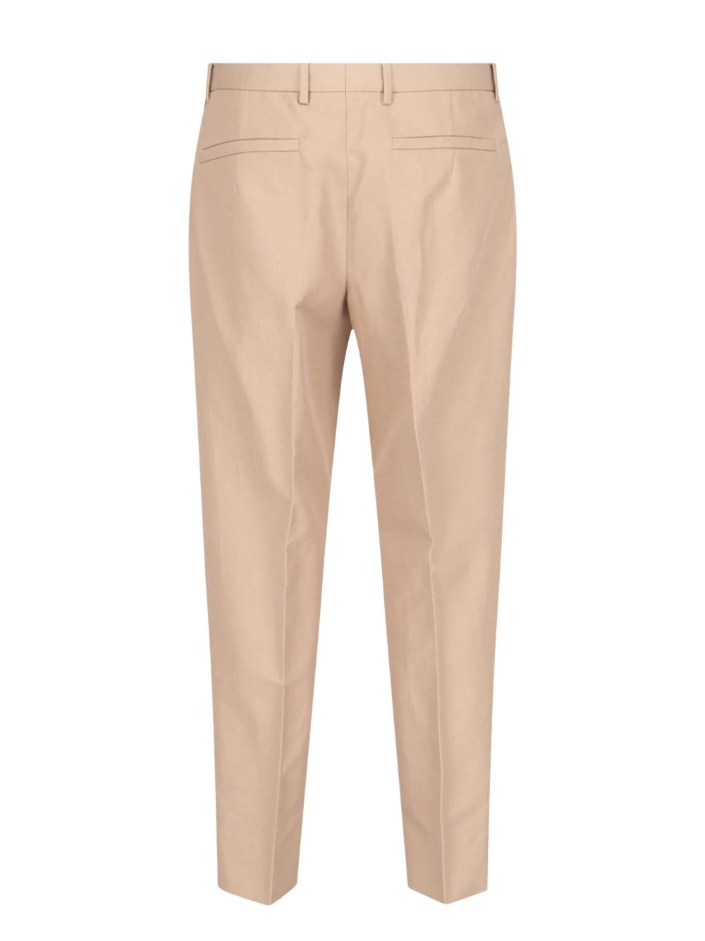 pressed crease tailored trousers - 2
