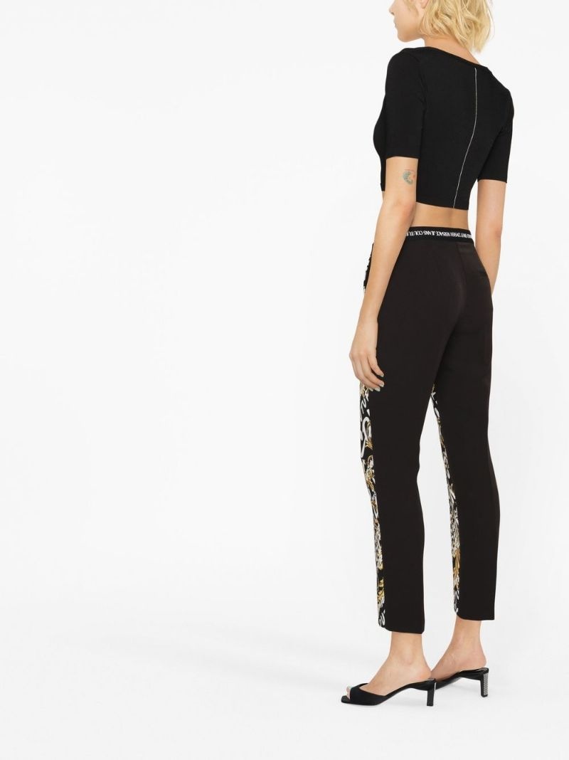 Brush Couture-print skinny cropped trousers - 3