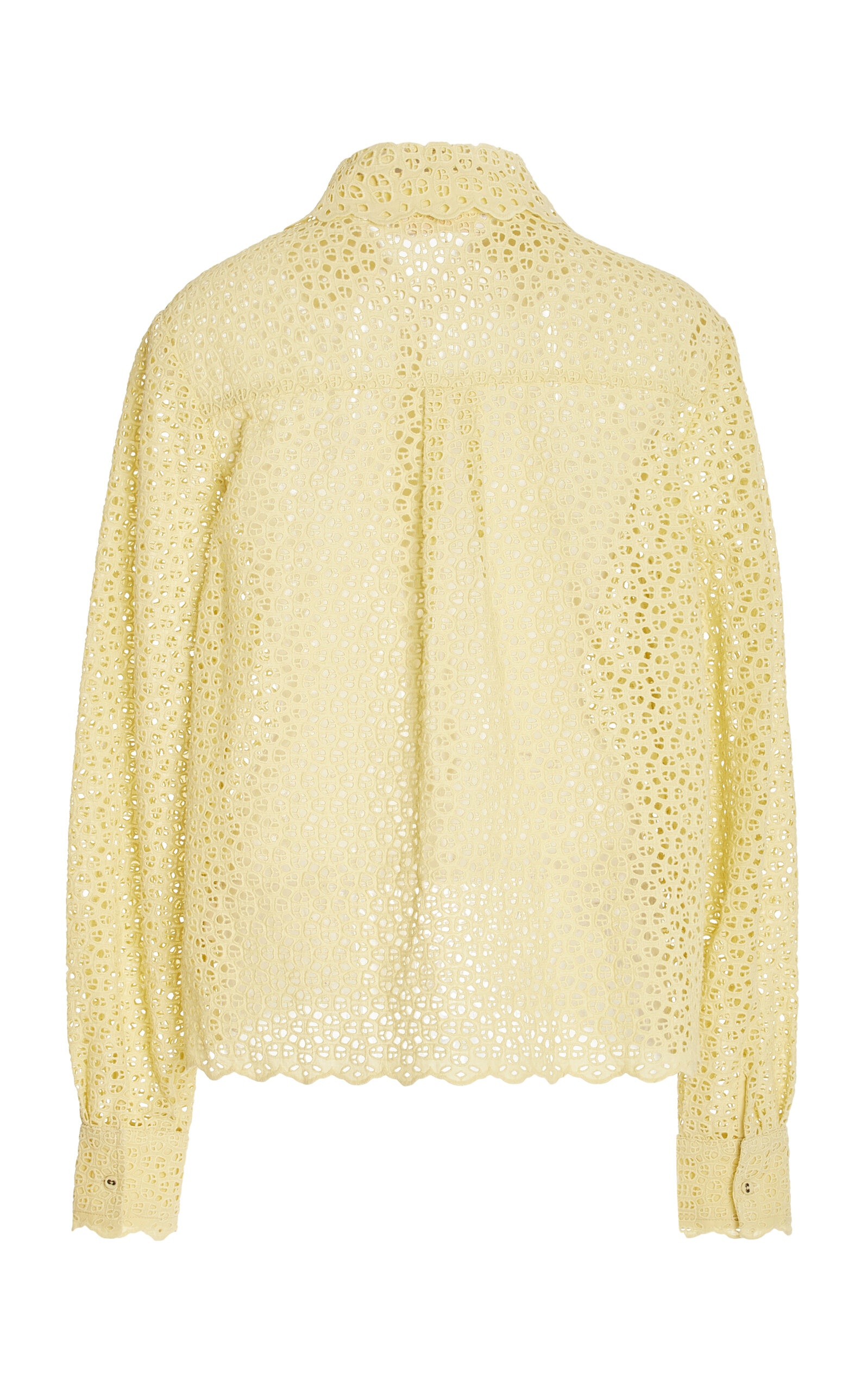 Abbott Eyelet Cotton Blouse yellow - 3