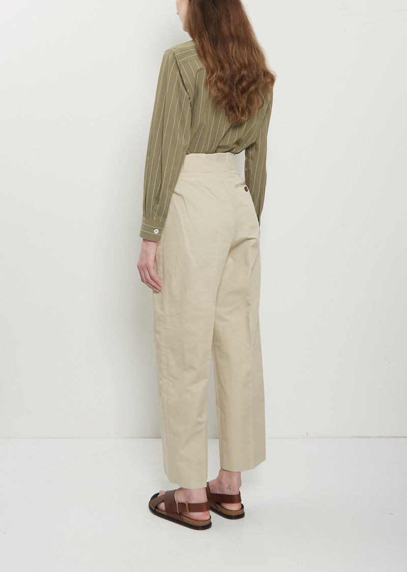 MARGARET HOWELL Wide Belt Loop Cotton Linen Trouser outlook