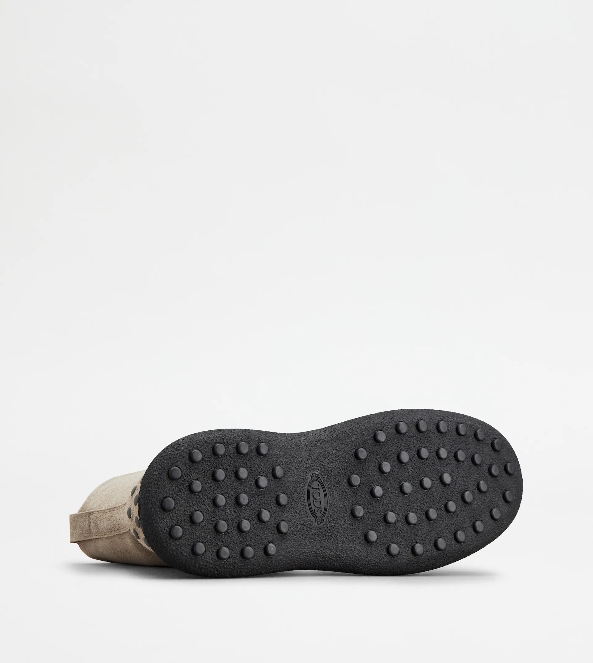 TOD'S W. G. LACE-UP ANKLE BOOTS IN SUEDE - BEIGE - 5