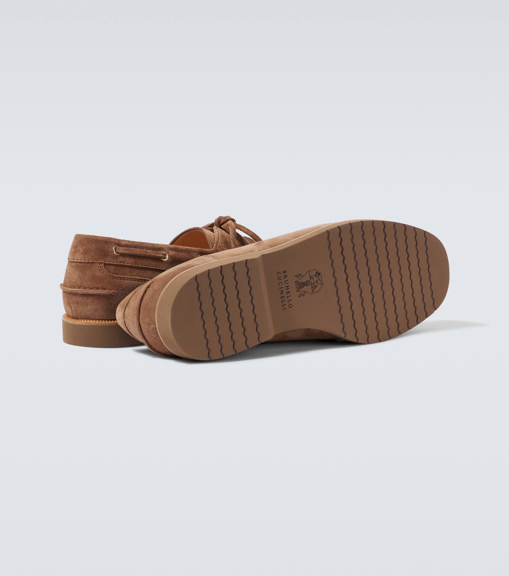 Suede boat shoes - 7