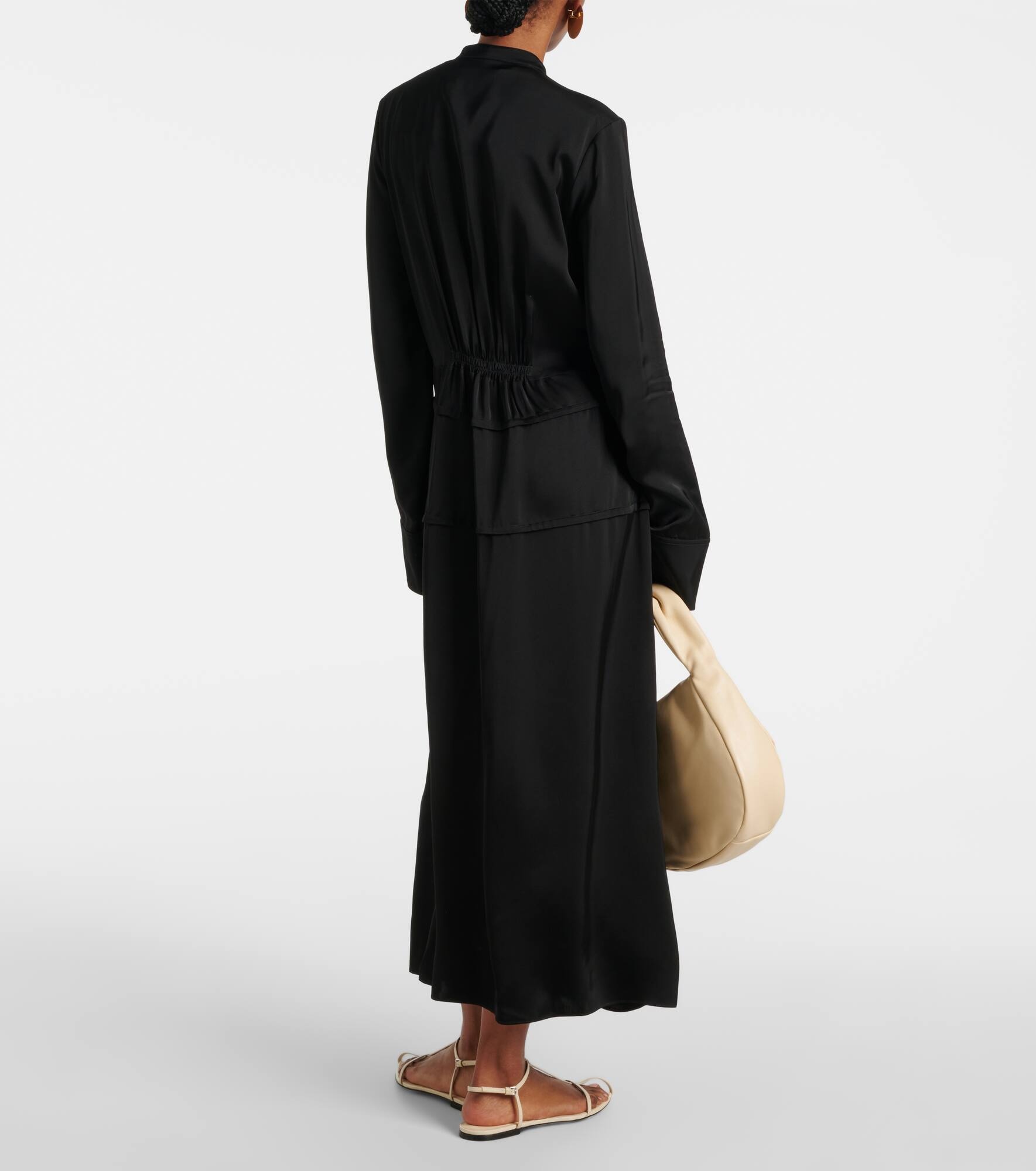 Pleated shirt dress - 3