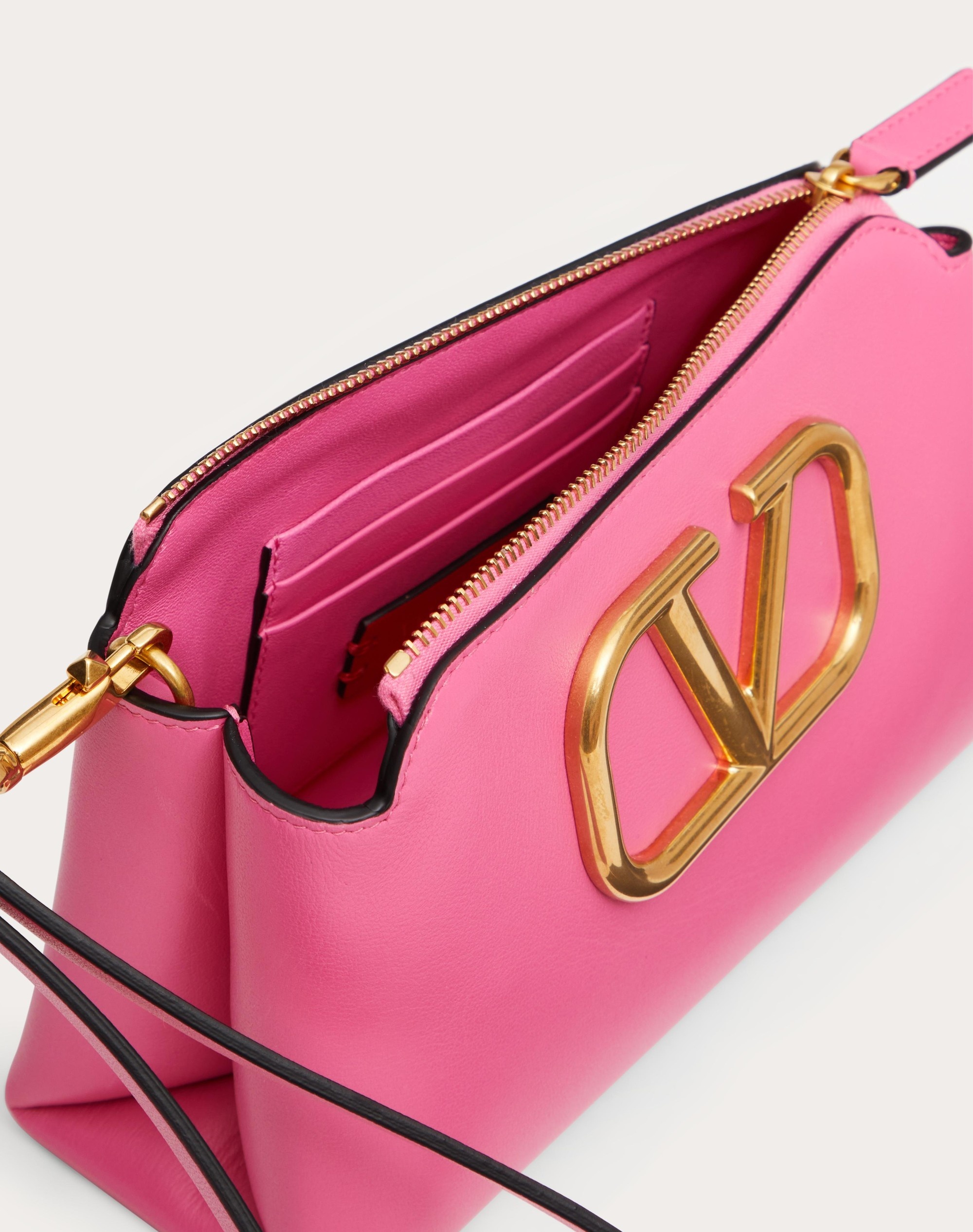 VLOGO SIGNATURE CALFSKIN POUCH 6