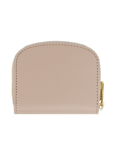 A.P.C. Pink Demi-Lune Mini Compact Coin Pouch outlook