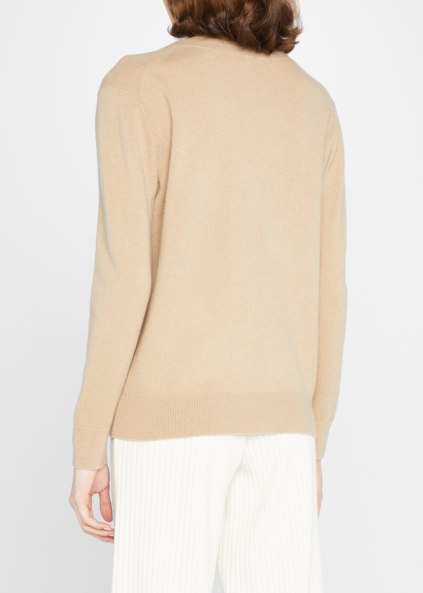 Weekend V-Neck Cashmere Pullover Sweater - 2