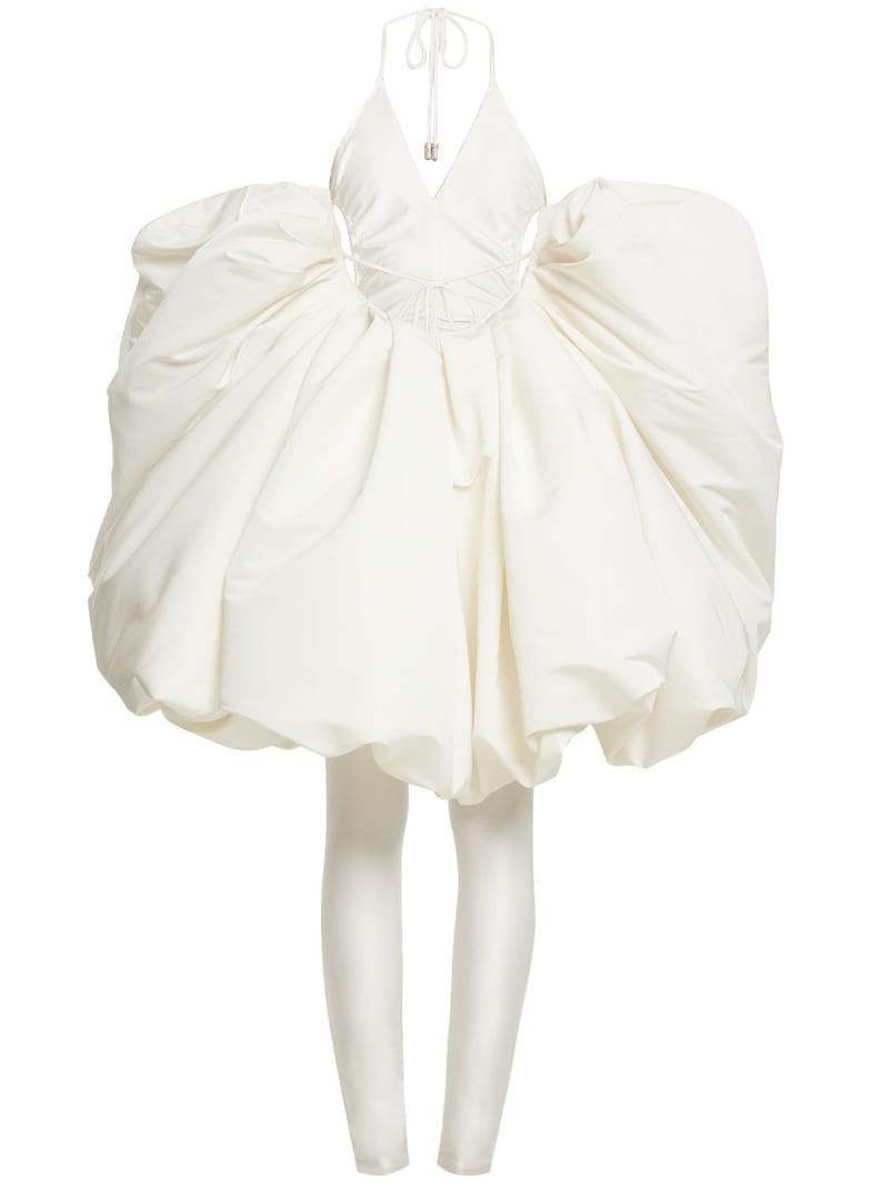 LVR Exclusive jersey draped jumpsuit 5