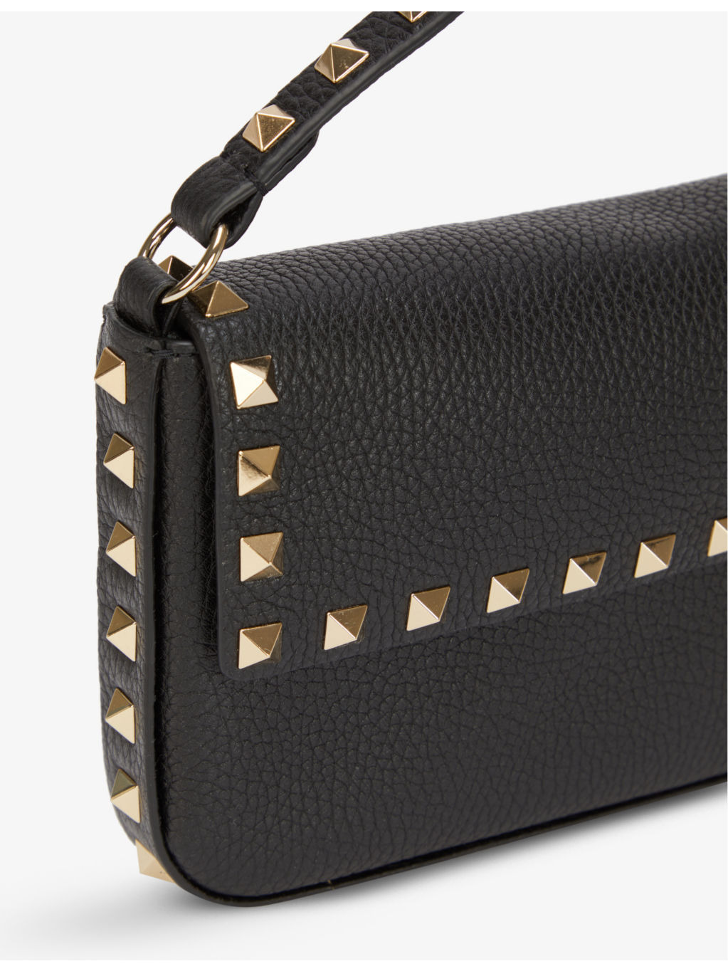 Rockstud logo-embossed leather cross-body bag - 3