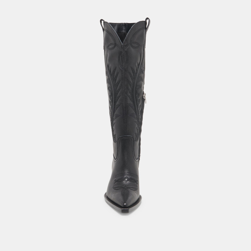 RYATT BOOTS BLACK LEATHER 10
