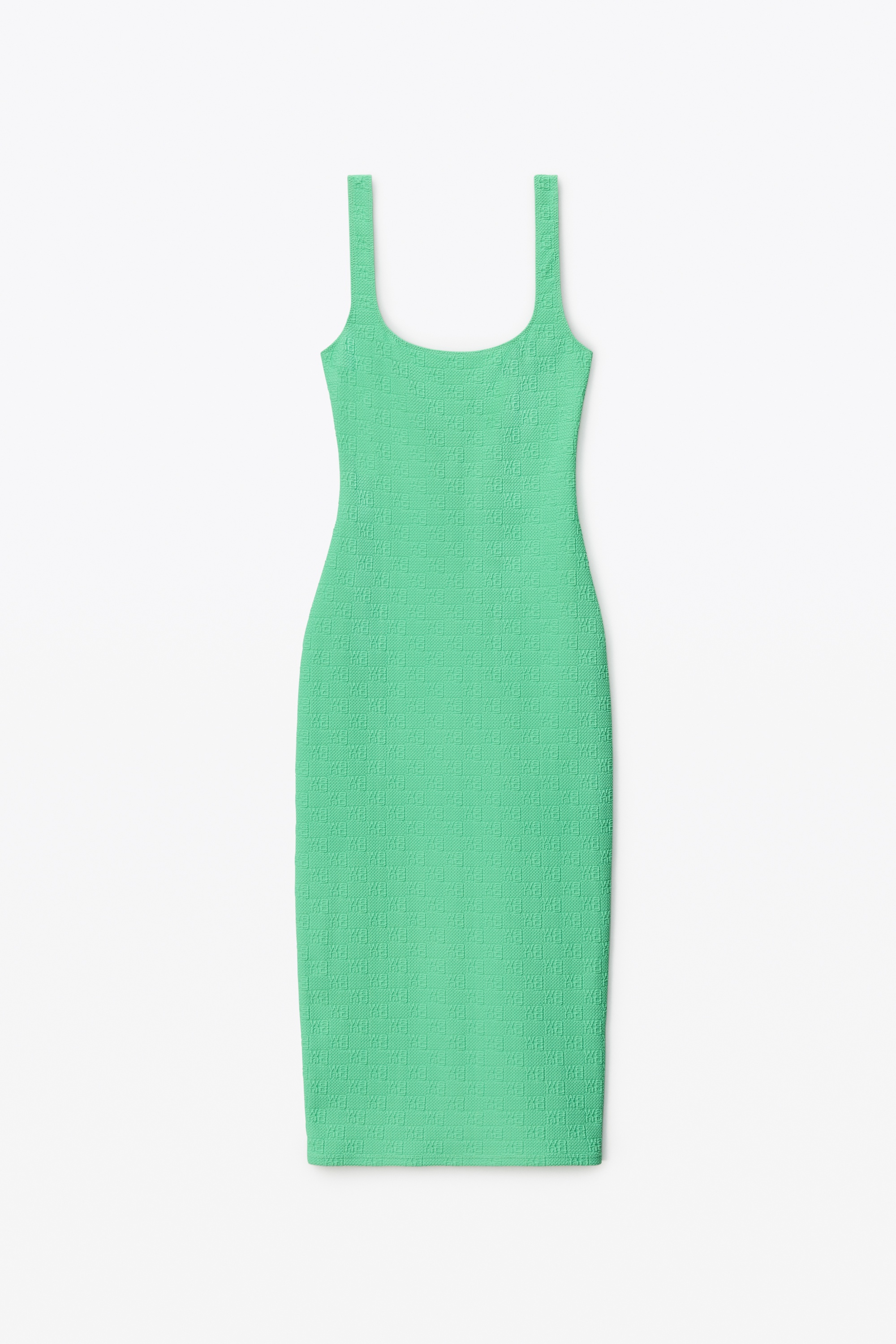 CAMI DRESS IN TEXTURED JACQUARD JERSEY - 1