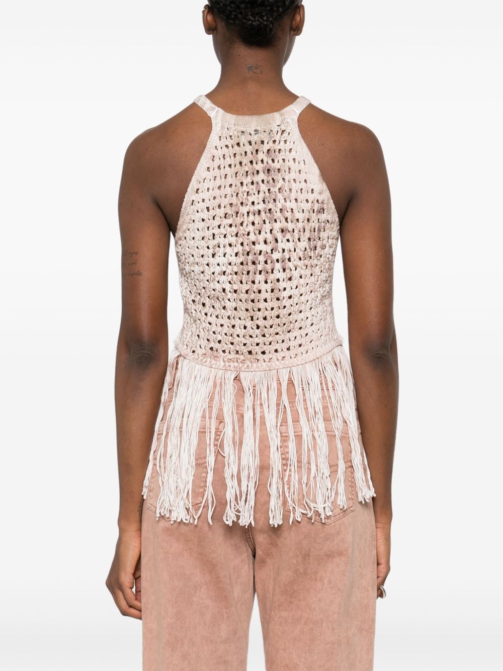 open-knit top - 4