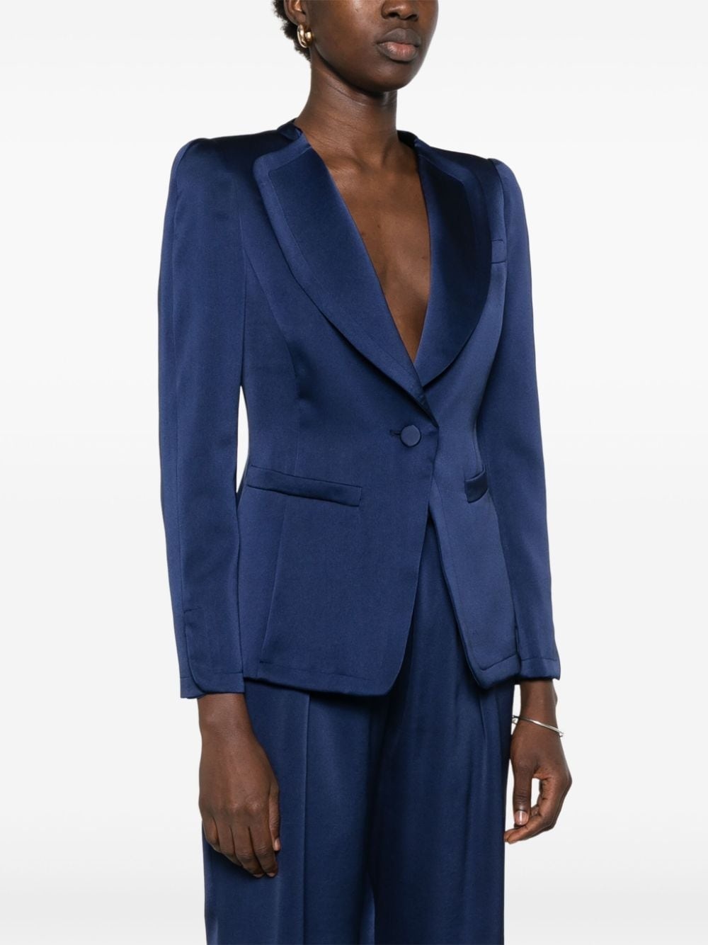 satin blazer - 3