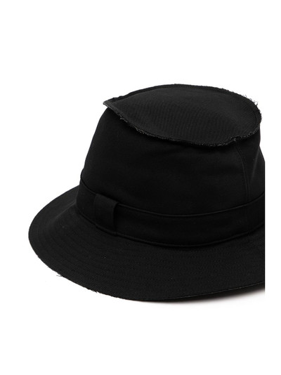 Yohji Yamamoto raw-cut wool hat outlook