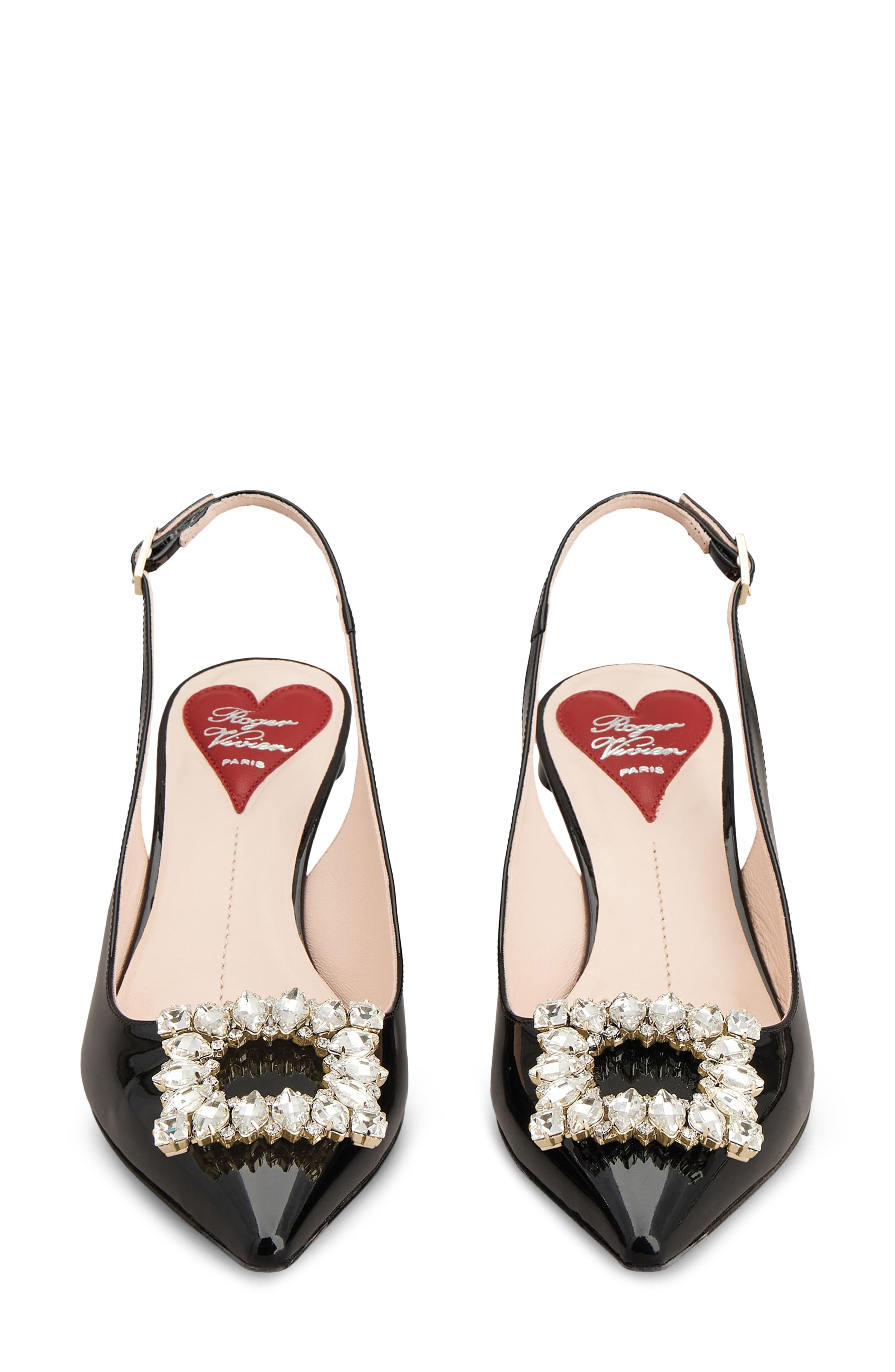 Virgule Pointed Toe Slingback Pump - 3