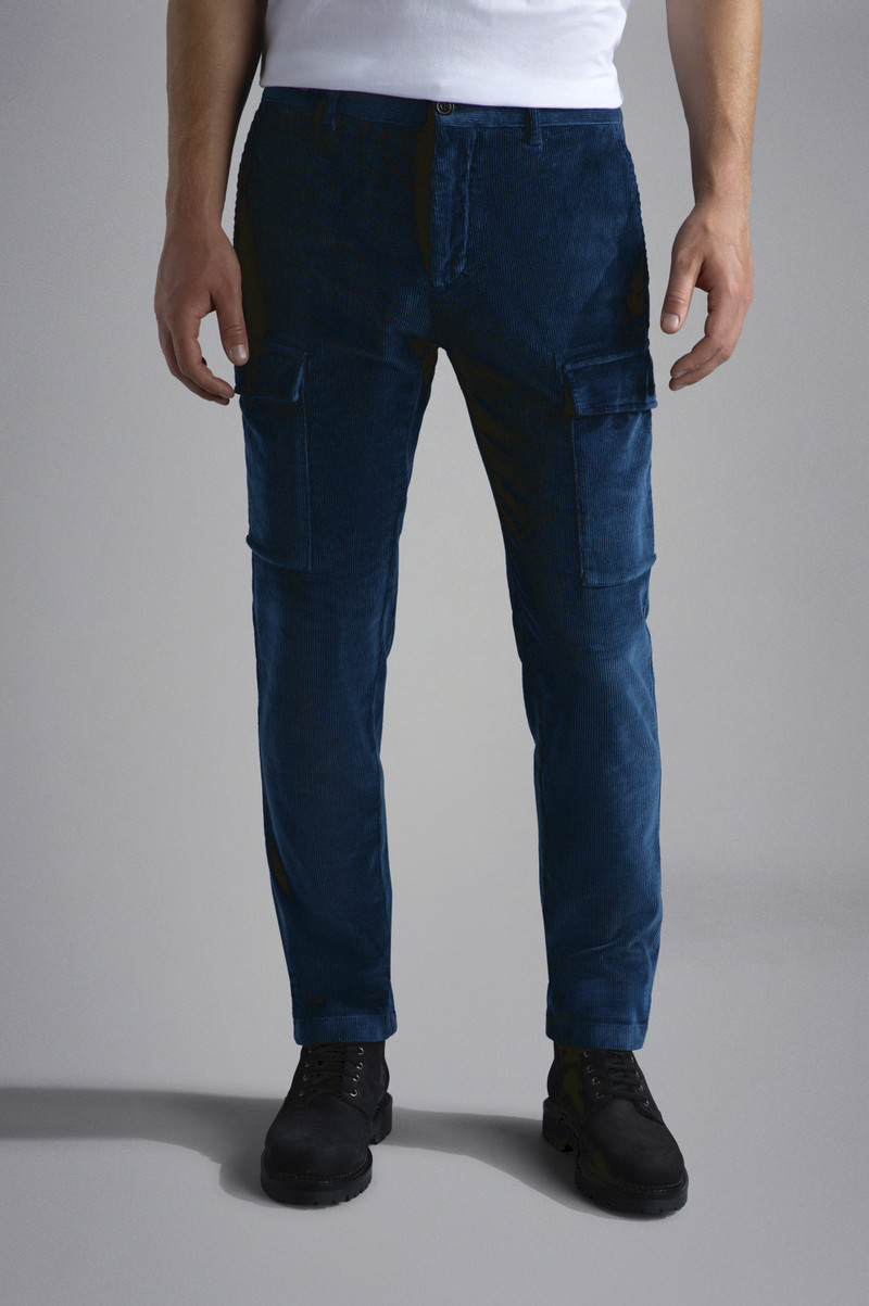 SOFT TOUCH CORDUROY CARGO TROUSERS 6