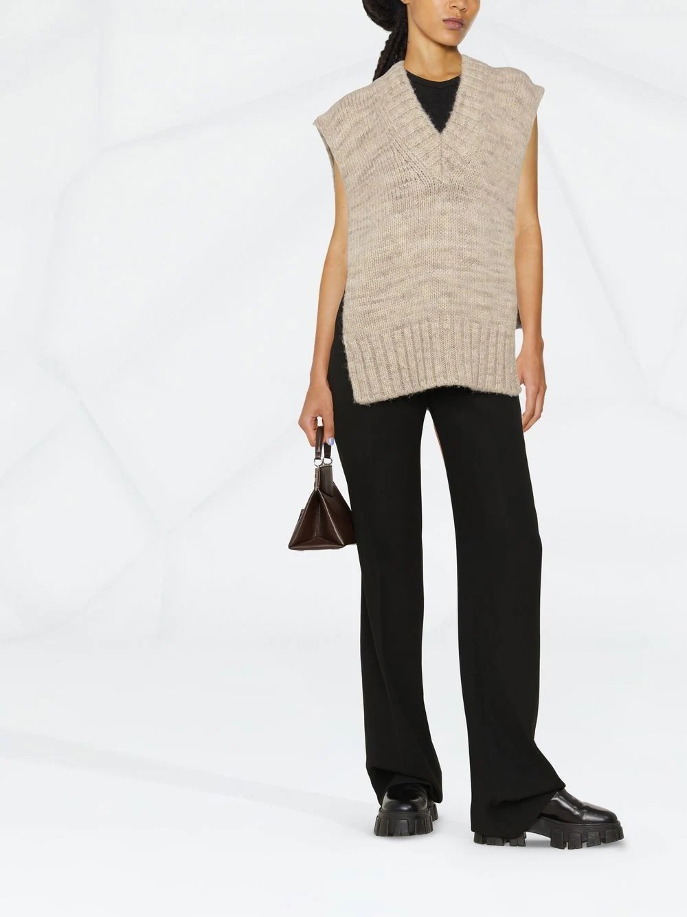 Botanical Dye knitted vest - 2