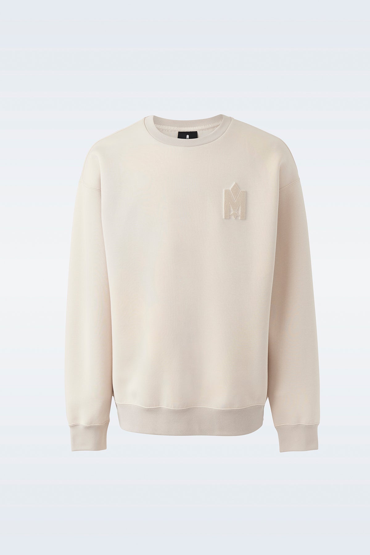 MAX-VT Double face jersey sweatshirt with embroidered logo - 1