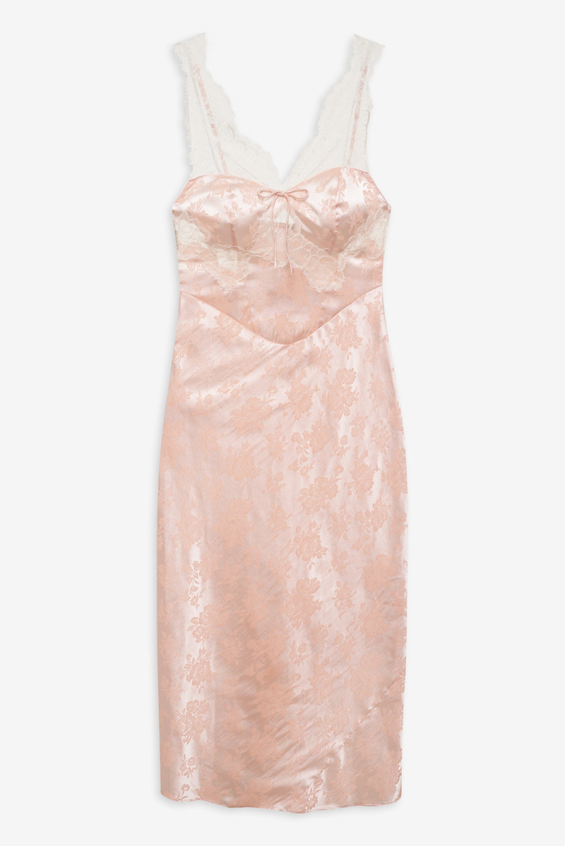 Audrey Jacquard Midi Slip 1