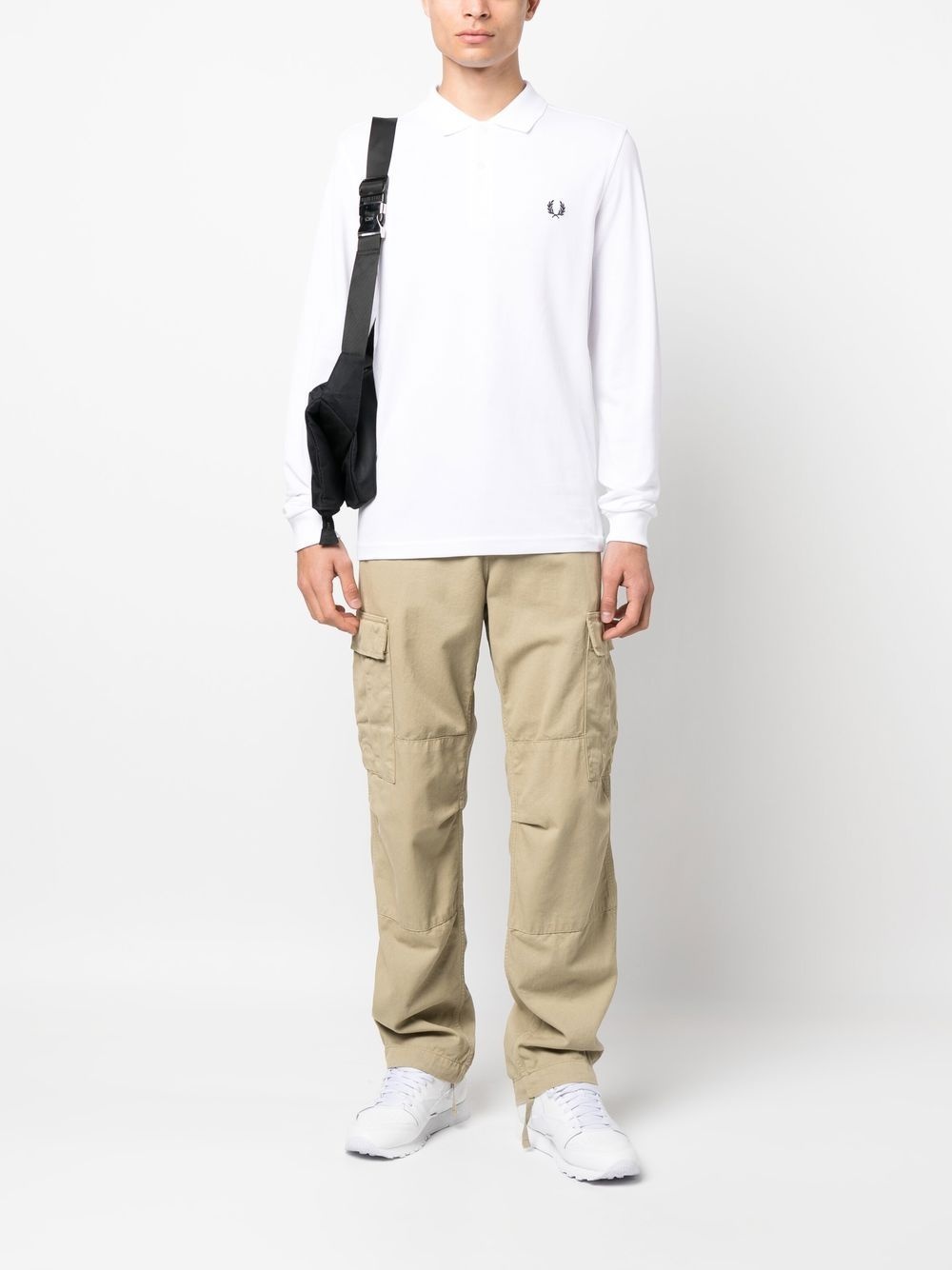 crest-motif polo shirt - 2
