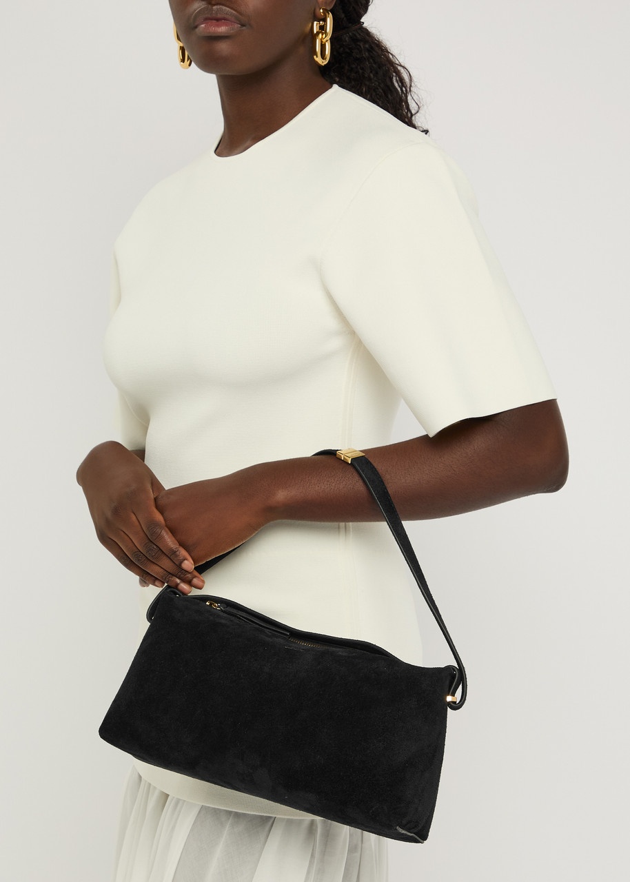 Toteme Scoop Suede Clutch - 6