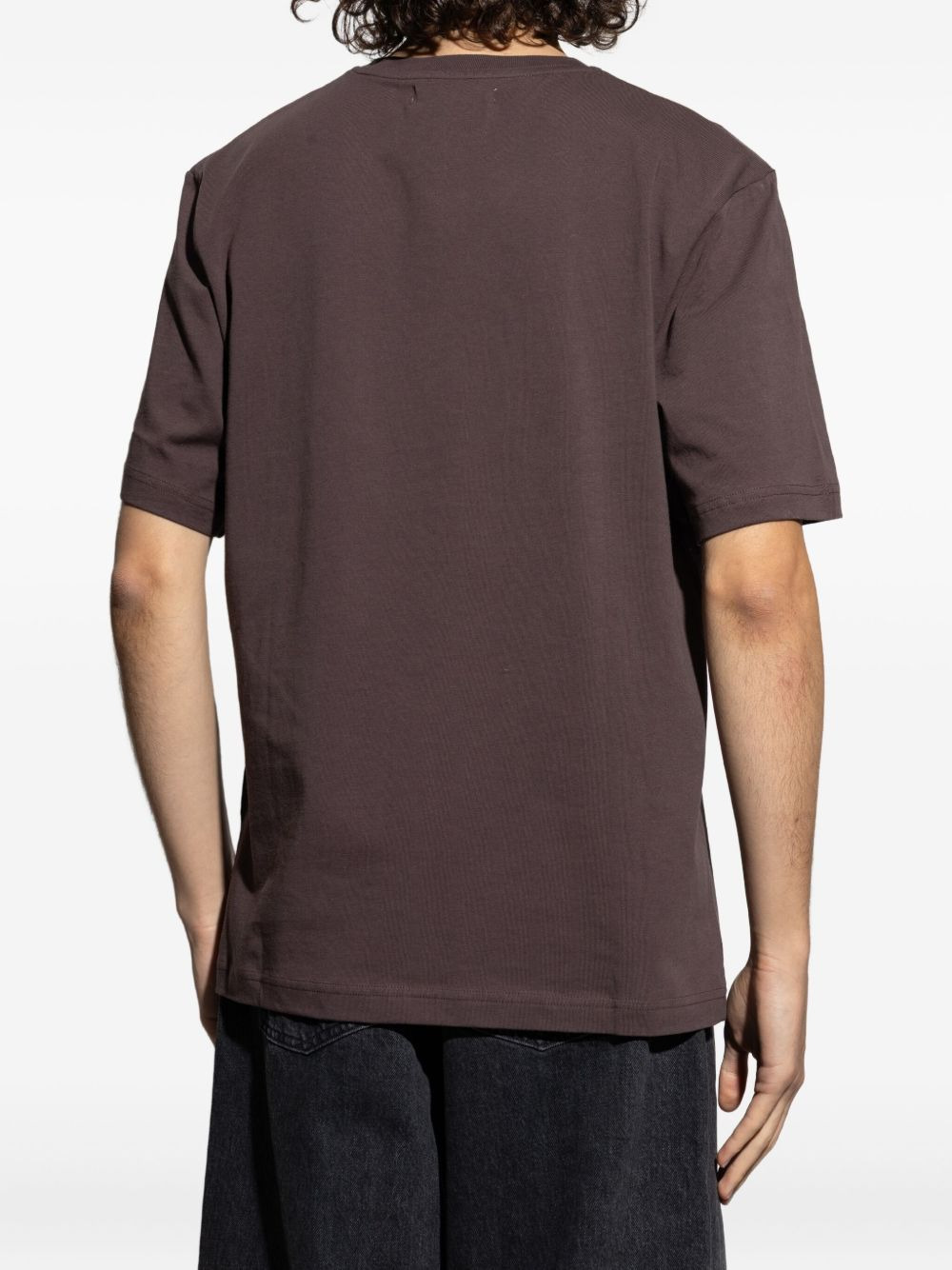 embroidered logo T-shirt - 4