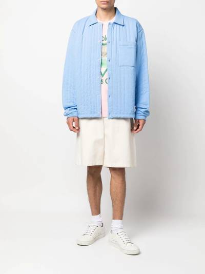 JACQUEMUS quilted-finish button-down shirt outlook