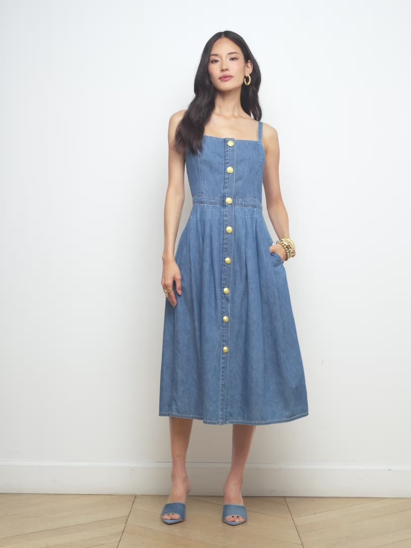 Esmeralda Chambray Dress - 6