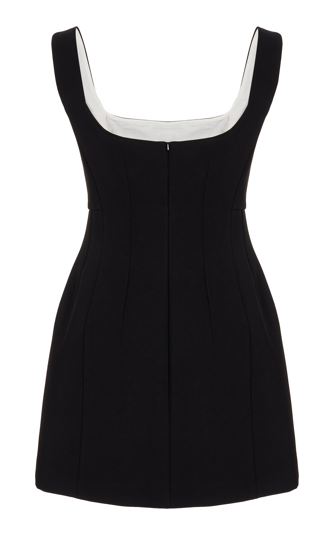 MINI TAILORED DRESS BLACK - 9