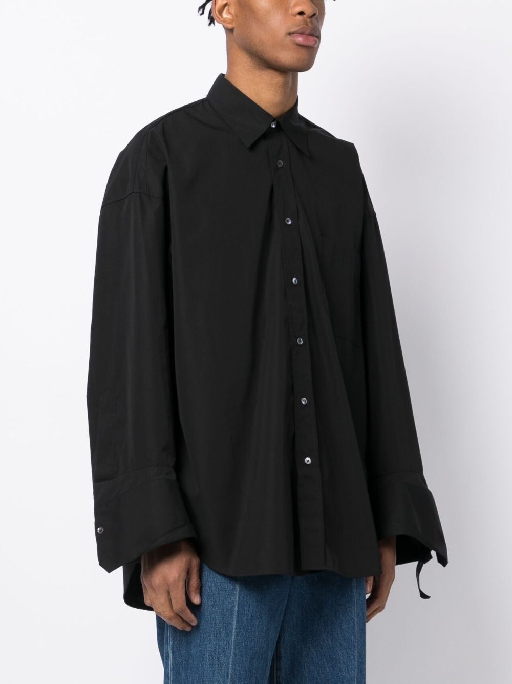 oversized string shirt - 4