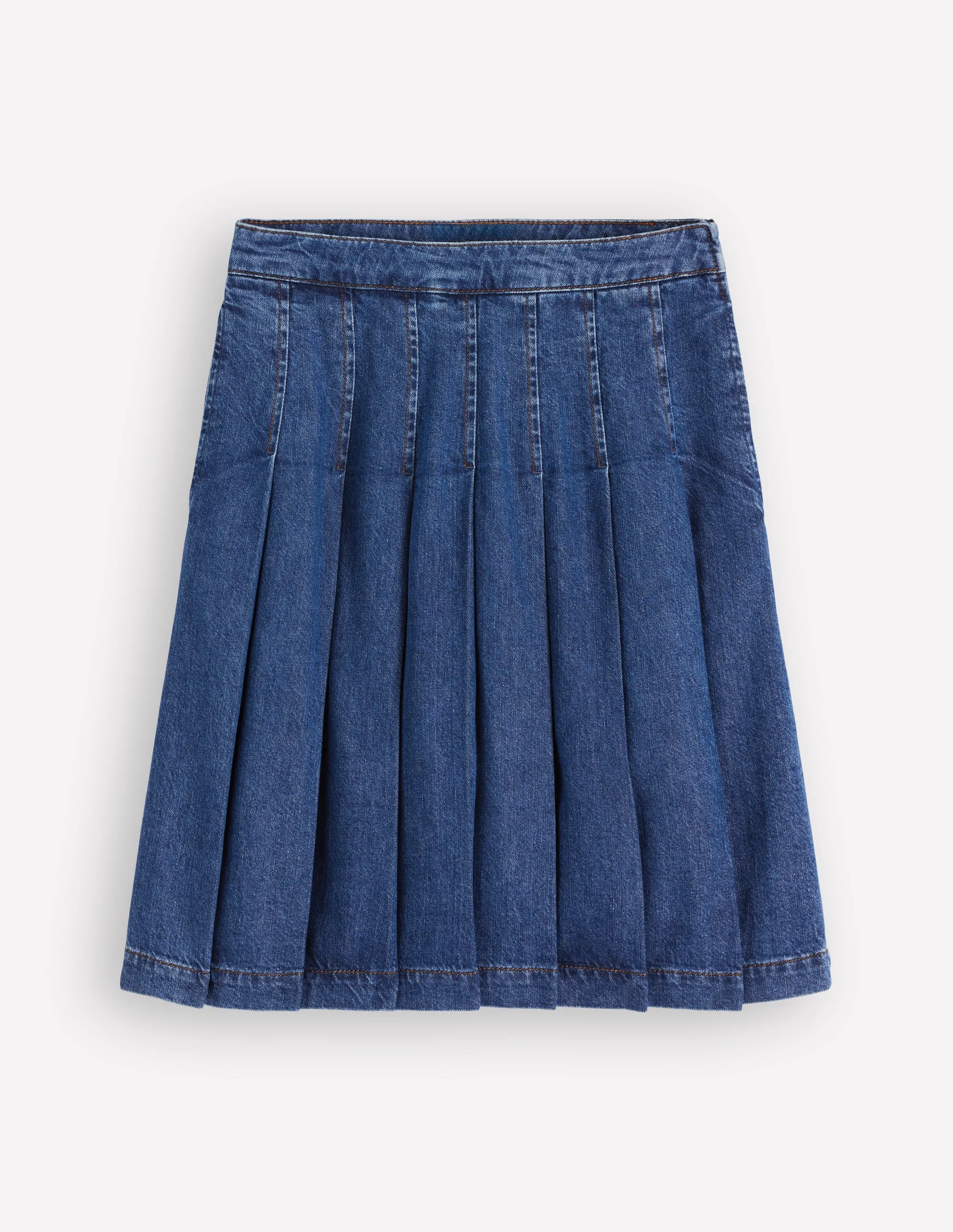 Aya Denim Skirt-Mid Vintage - 1