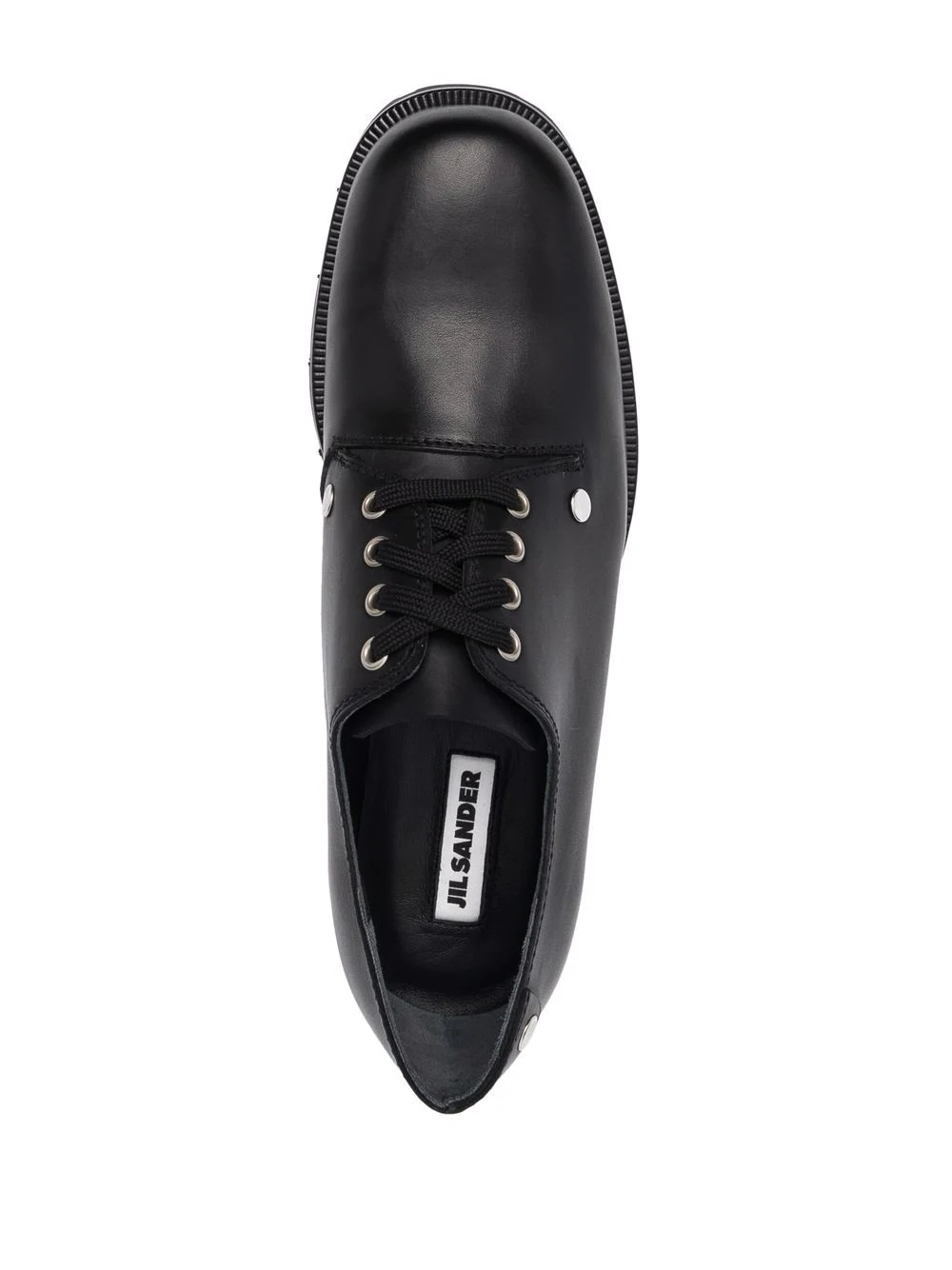 stud-detail lace-up Derby shoes - 4