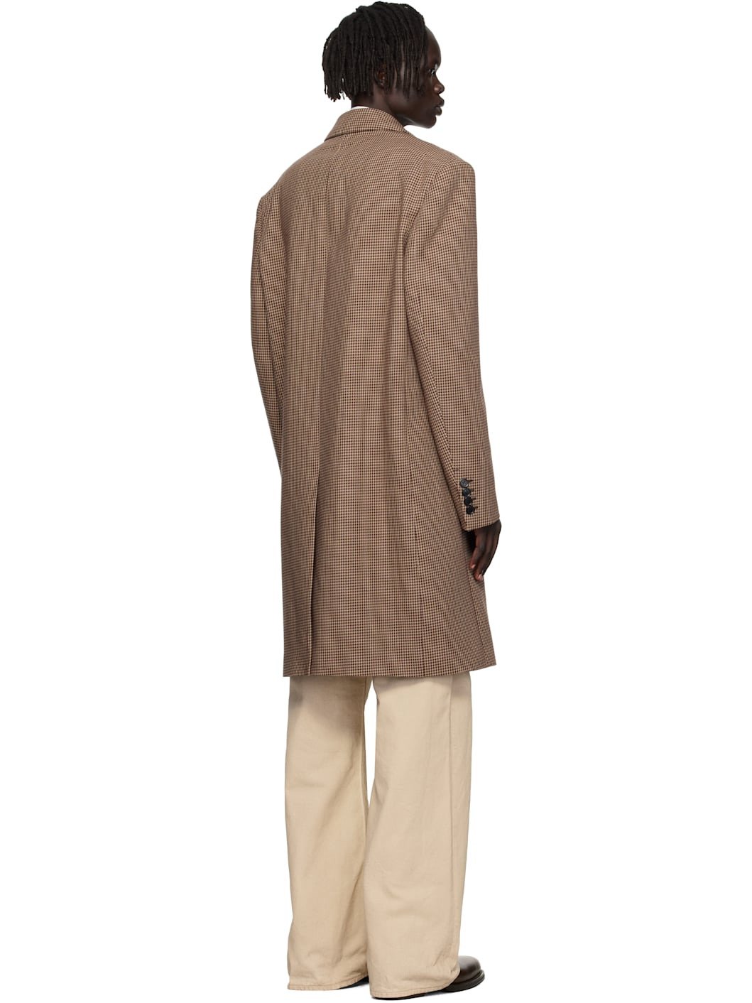 Brown Wool Coat - 3