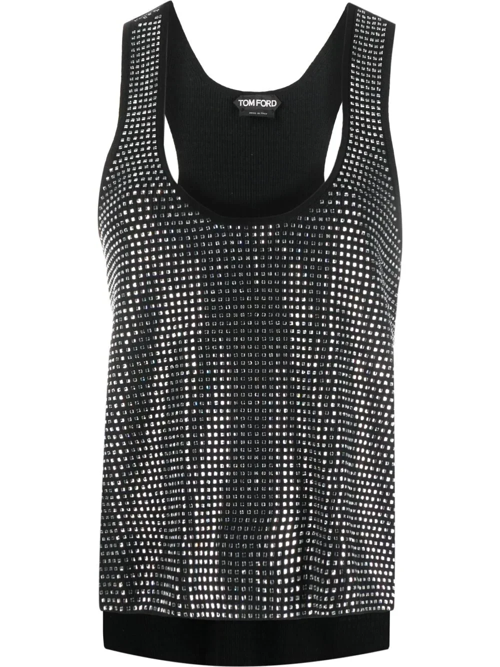 square mirrored vest top - 1