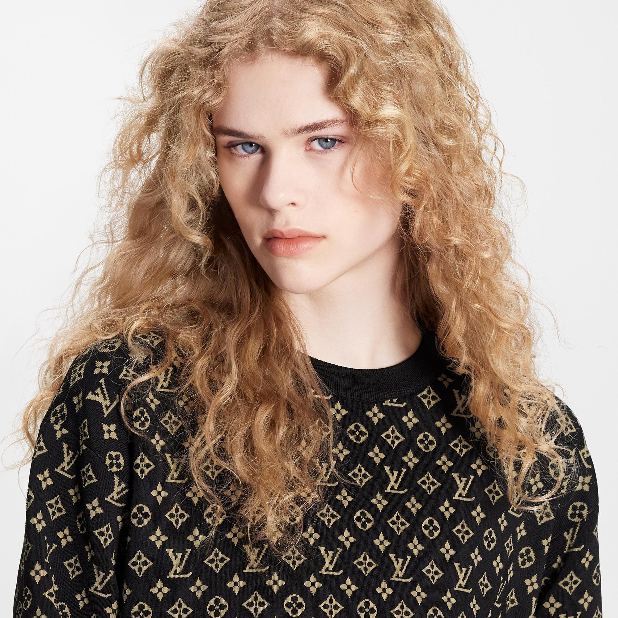 Monogram Jacquard Pullover - 4