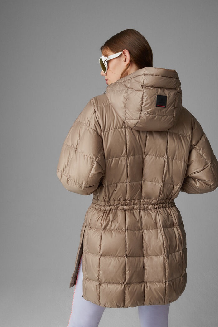 Yama Quilted coat in Caramel - 3
