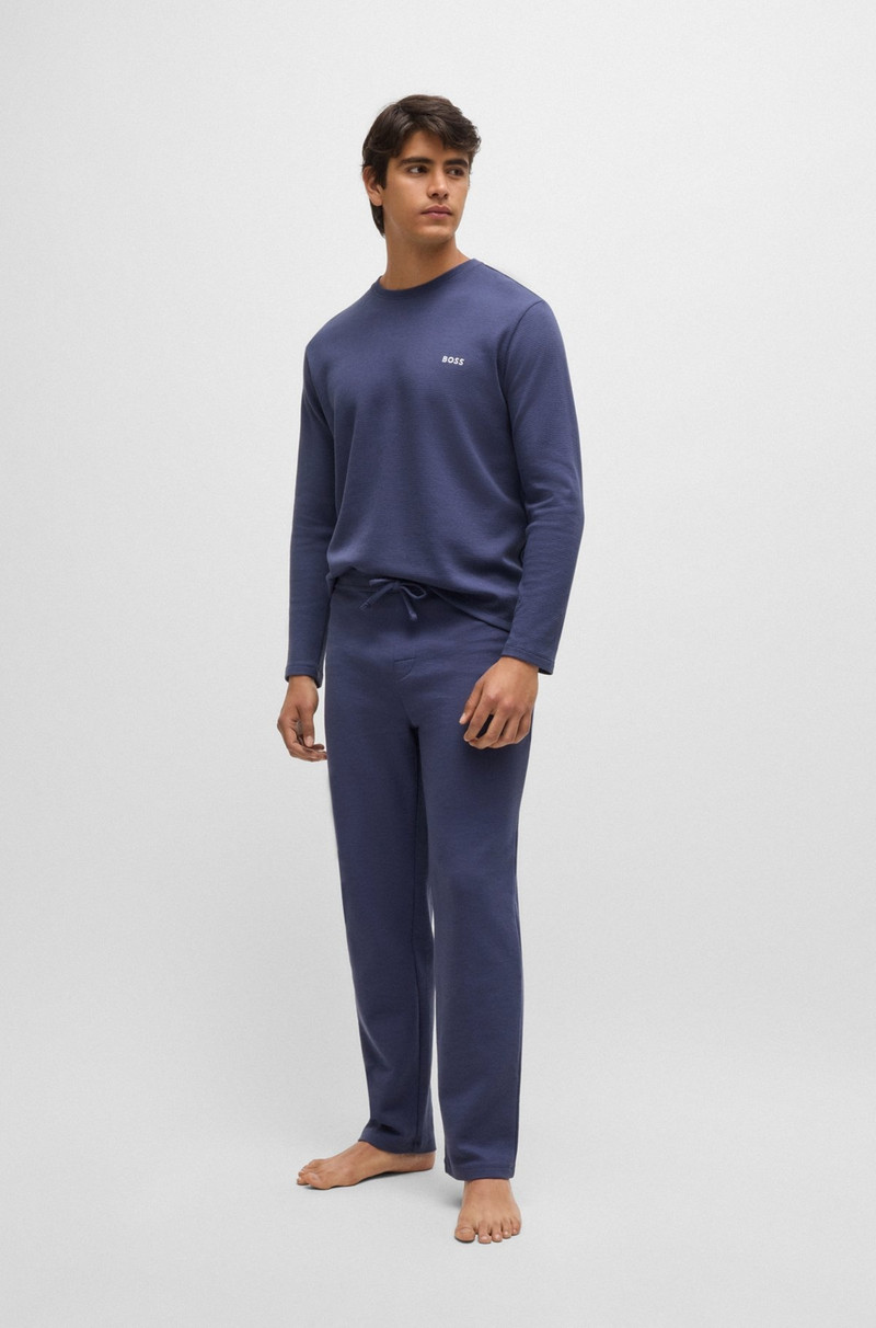 BOSS PAJAMA BOTTOMS WITH EMBROIDERED LOGO outlook
