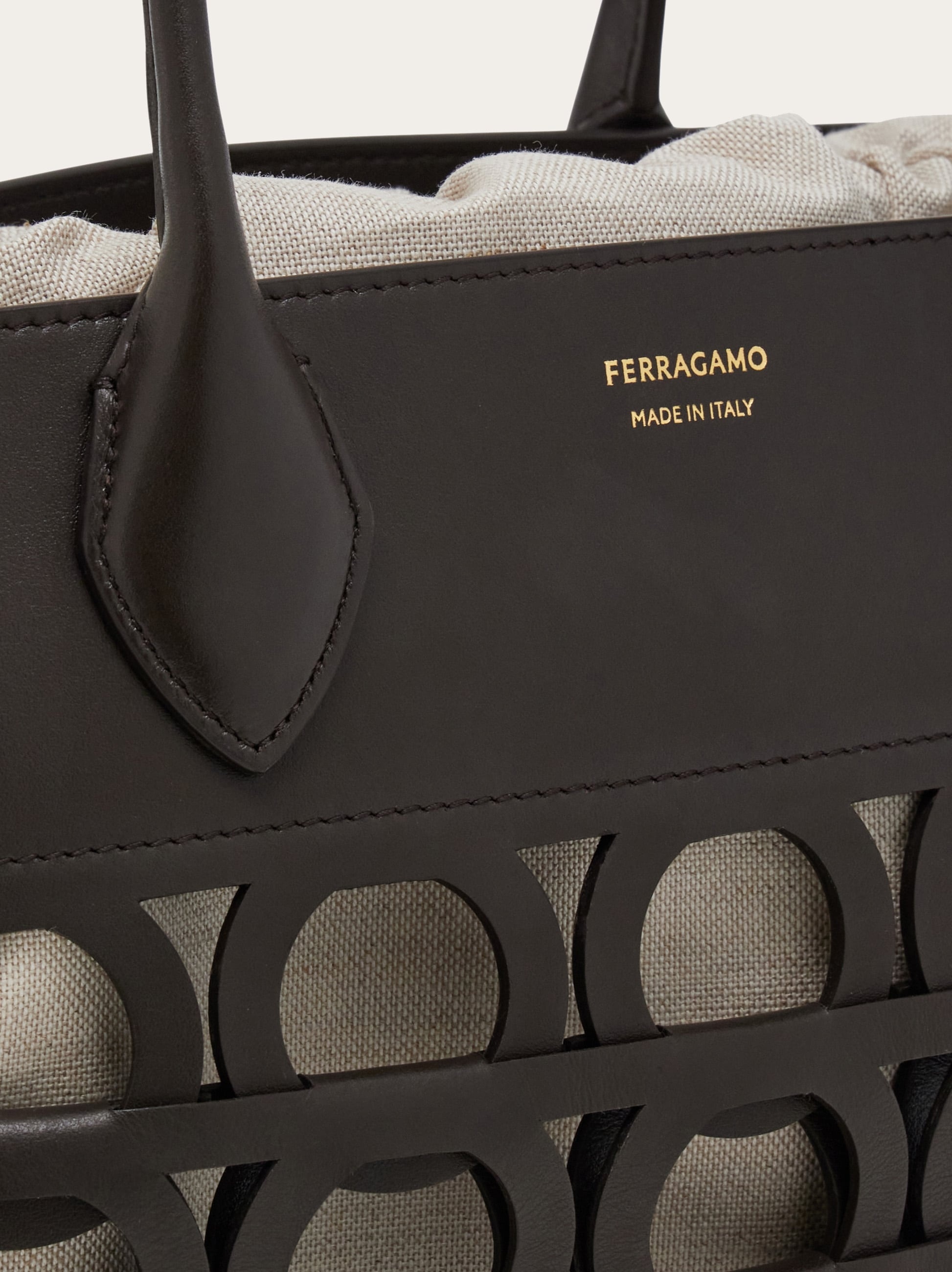 Gancini tote bag (S) - 5