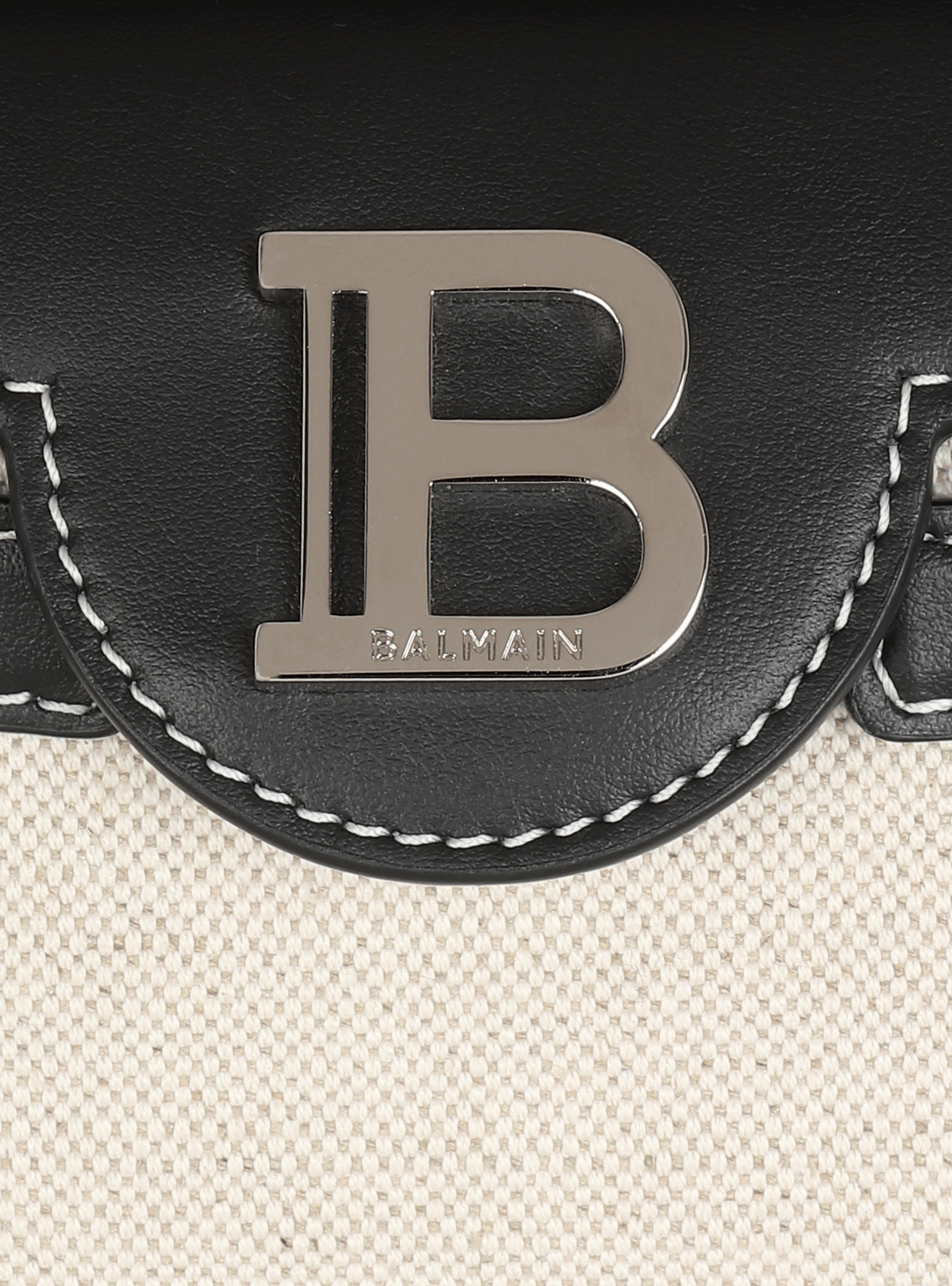 B-Buzz 19 Canvas bag in smooth leather - 6