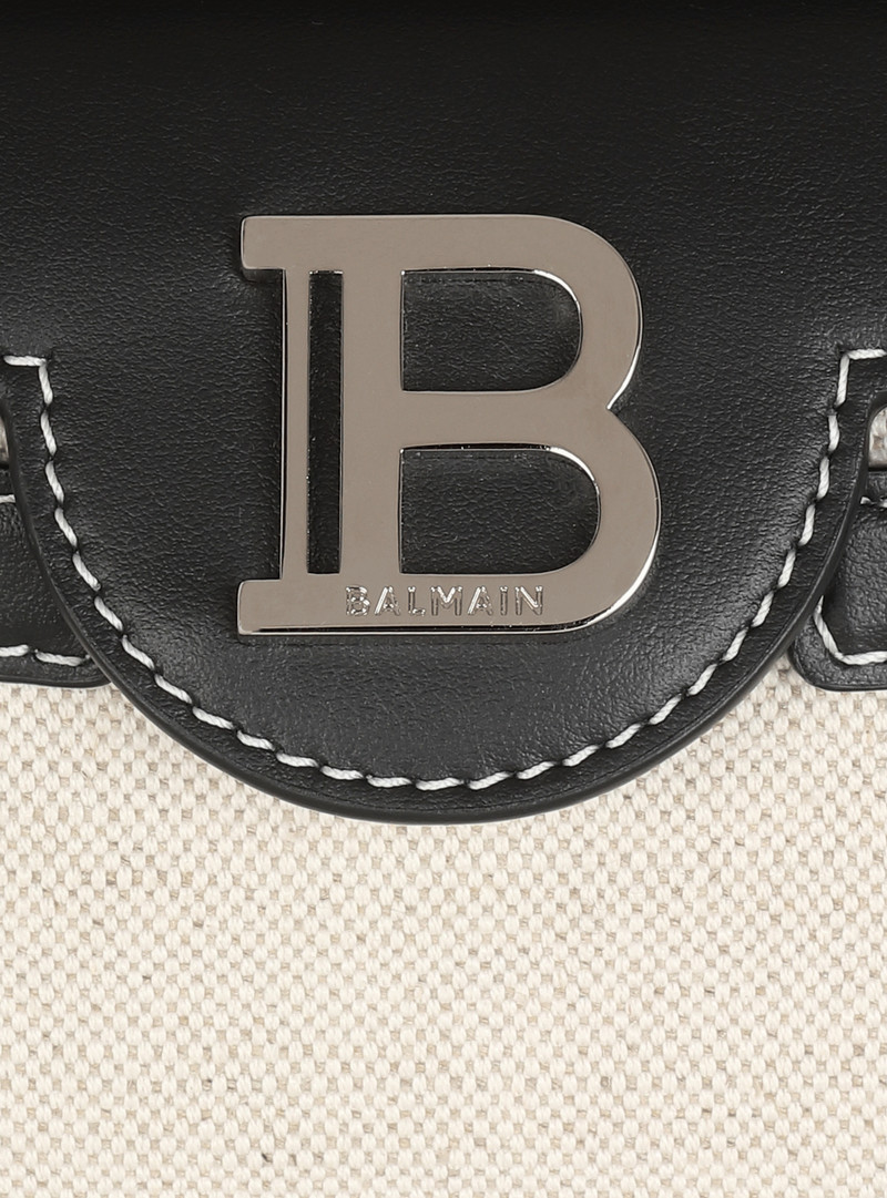 B-Buzz 19 Canvas bag in smooth leather 6