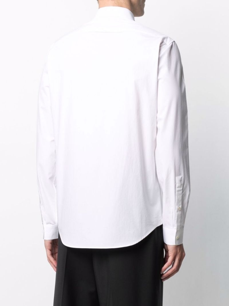 concealed-fastening long-sleeved shirt - 7
