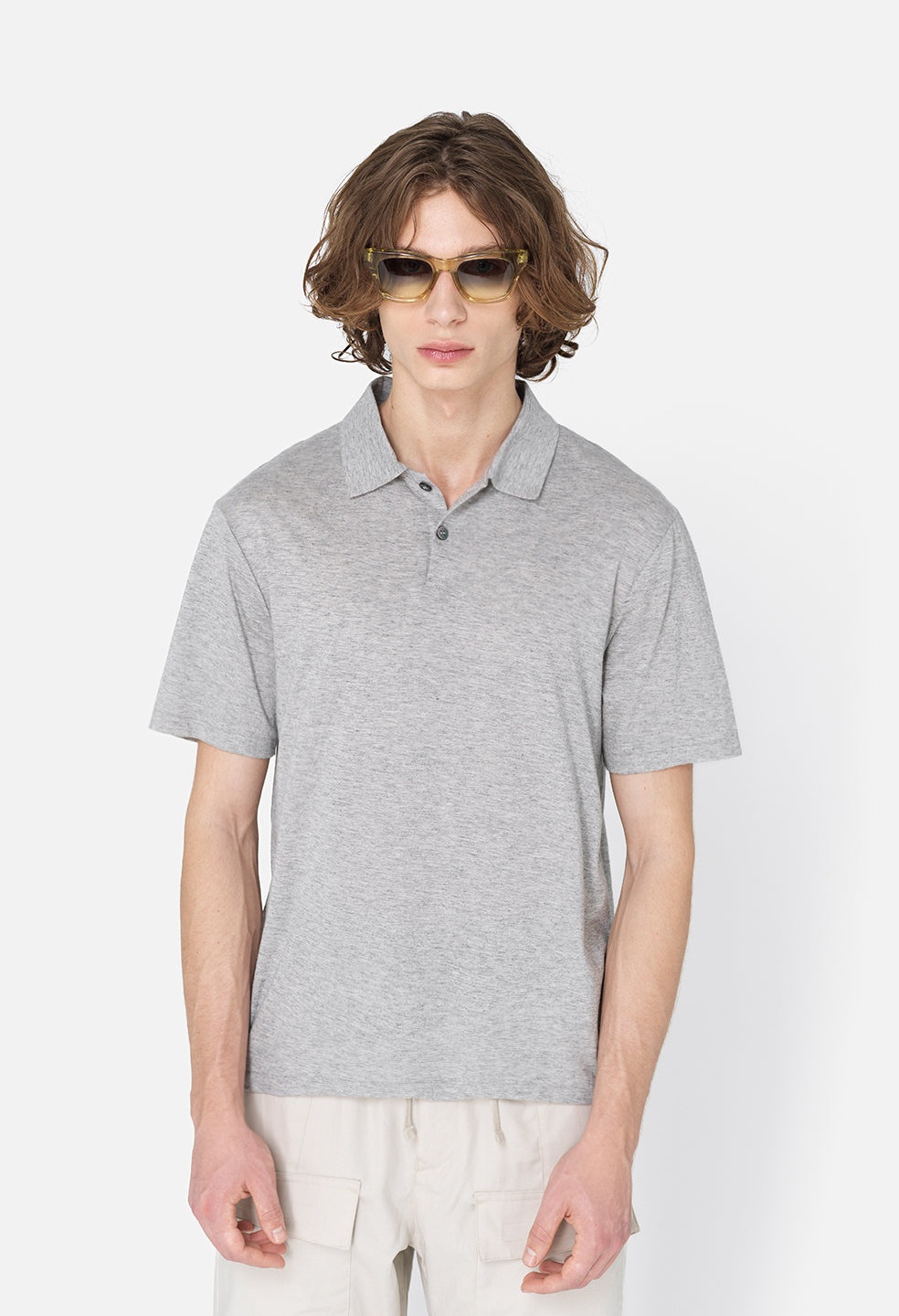COTTON CASHMERE POLO - 2