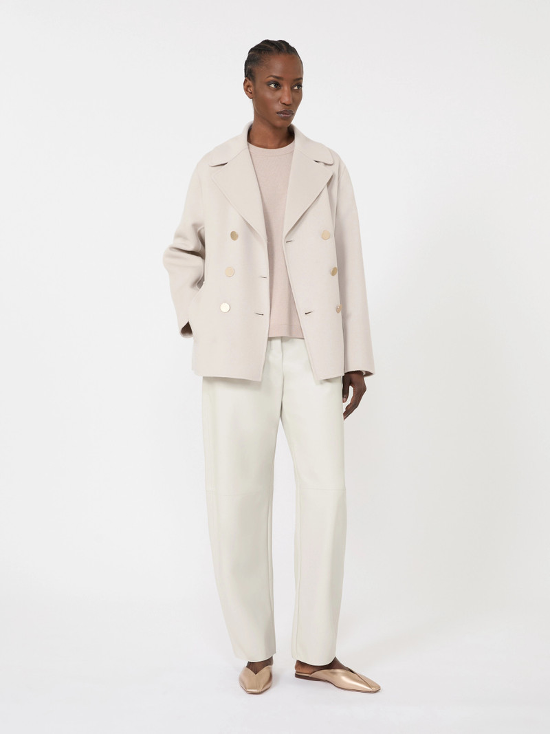 'S Max Mara Boxy-fit wool and cashmere sweater - POWDER outlook