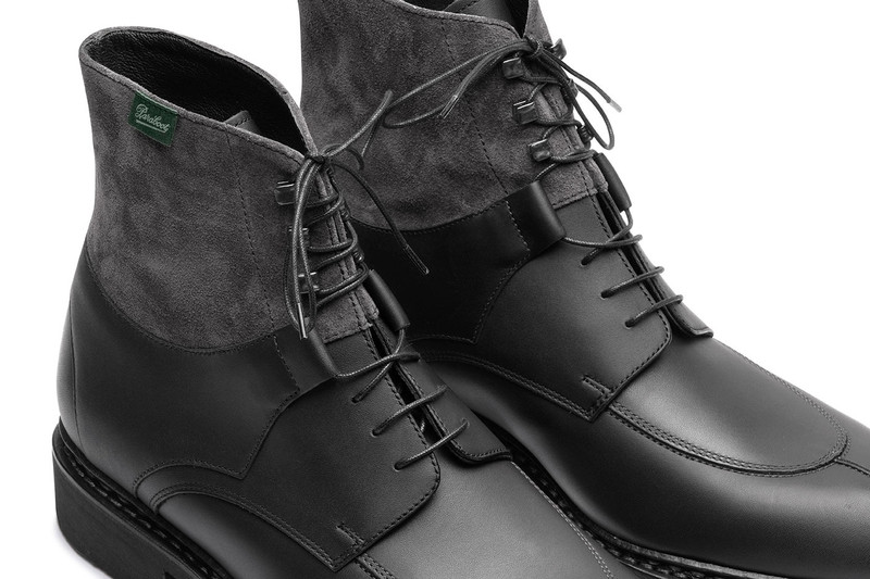 Beaumont Black Lily/Vel Grunge - Rubber Sole 6